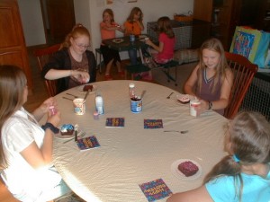 kallies bday party