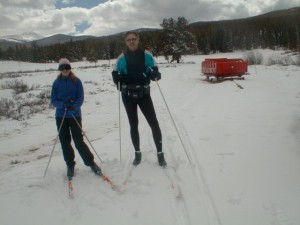 skiing